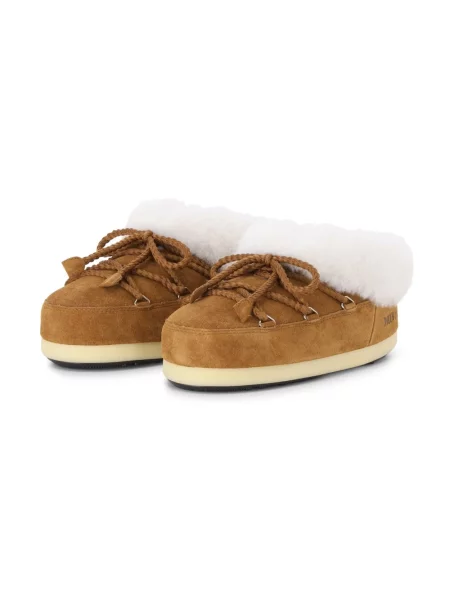 Śniegowce Moon Boot Evx Mule Suede cognac/natural brązowe