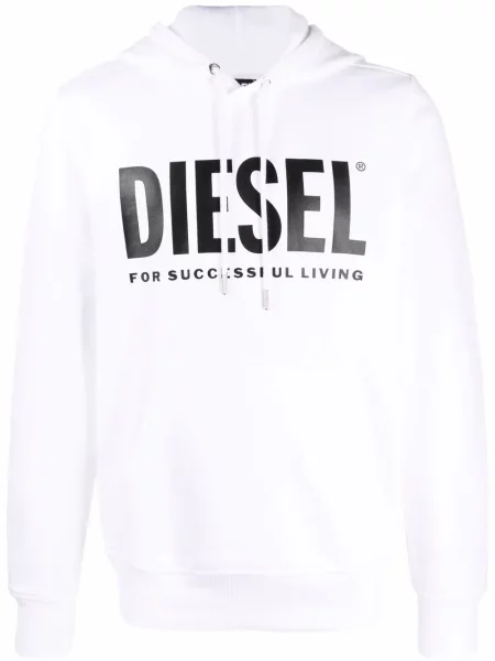 Hoodie Diesel με αυτόγραφο λευκό