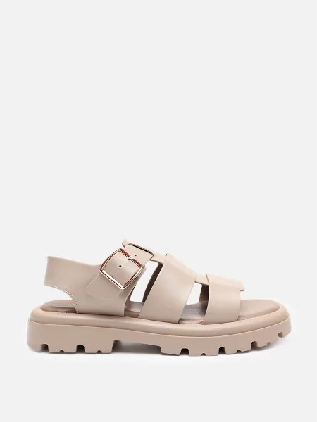 Шкіряні Сандалії YUKI світло-коричневий коричневі