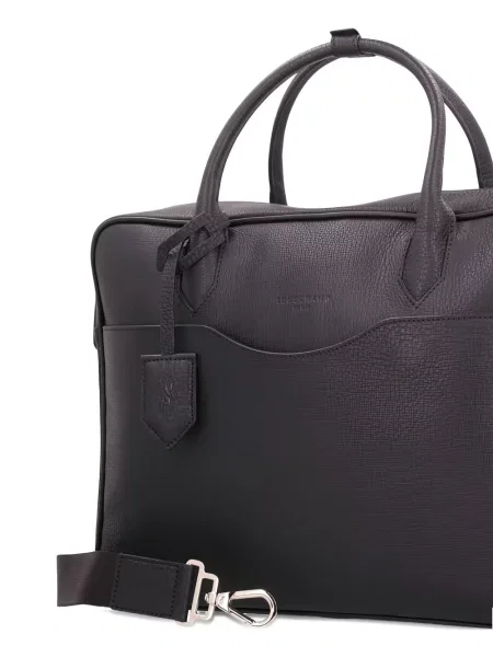 Geantă pentru laptop Longchamp din piele negru