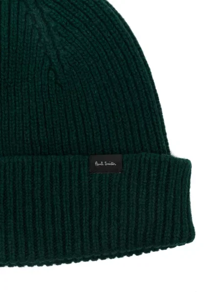 Căciulă Paul Smith cu nervuri verde