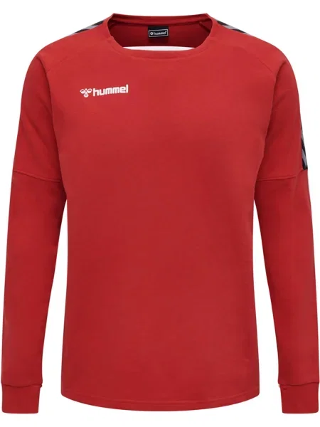 Hummel Sportovní mikina Authentic červená / černá bílá