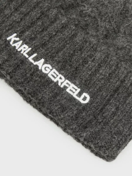 Шапка Karl Lagerfeld серая