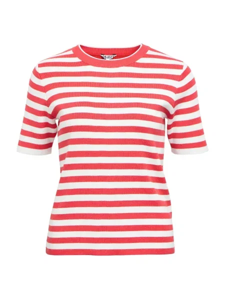 OBJECT Pulover OBJESTER roșu rodie alb