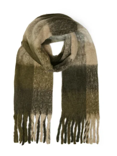 VERO MODA Fular VMIVY crem / nisipiu / oliv
