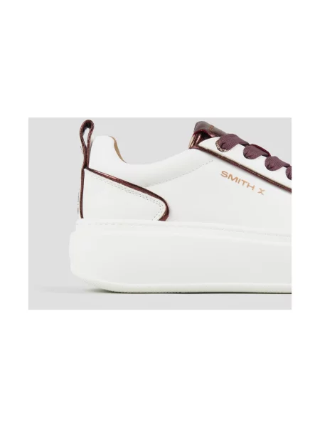 Sneakersy Blauer z kamieniami białe