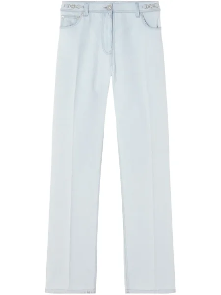 Blugi drepți Versace albastru