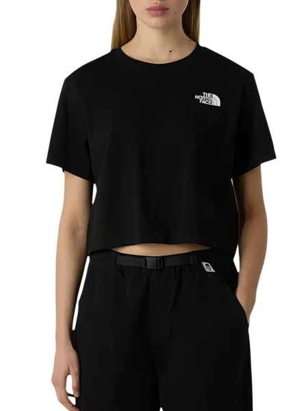 Krótka koszulka The North Face z nadrukiem czarna