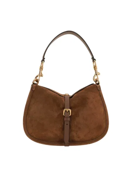 Torebka Etro zamszowa brązowa