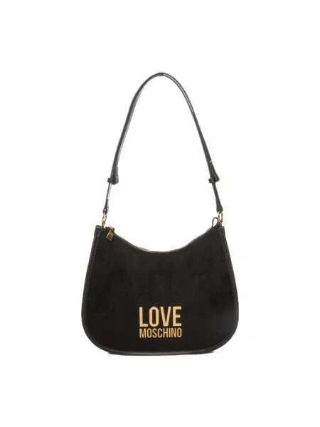 Torebka hobo Love Moschino czarna