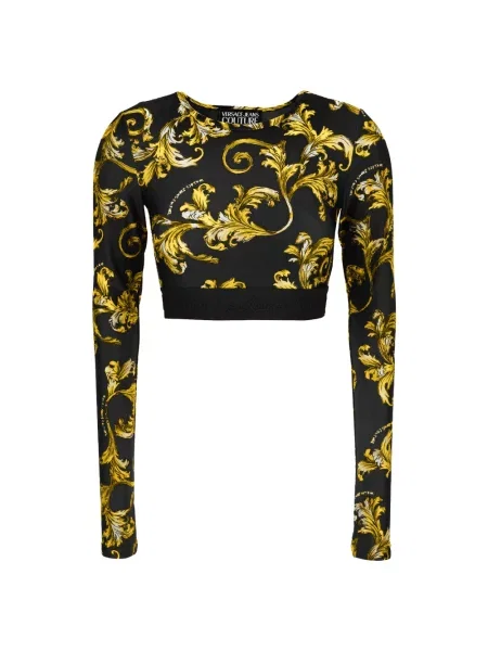 Top Versace Jeans Couture czarny