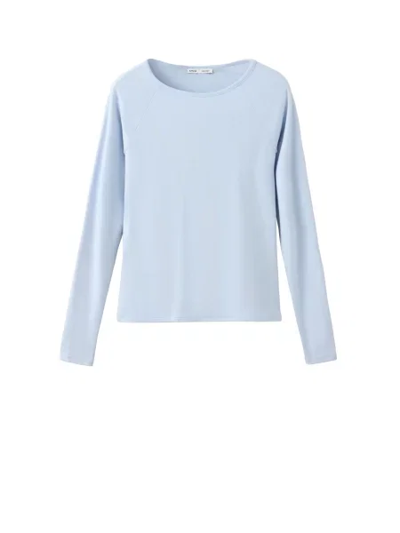 MANGO Tricou ANA deschis albastru