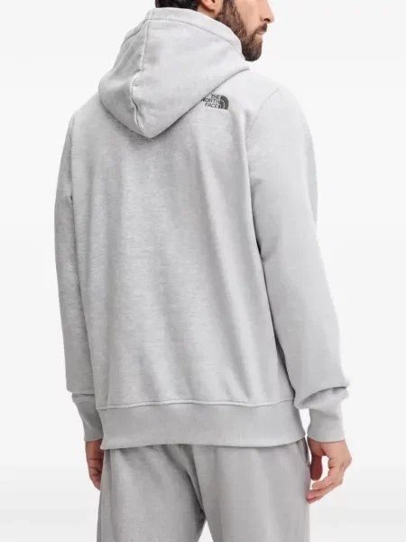 Hanorac cu glugă The North Face cu imagine gri