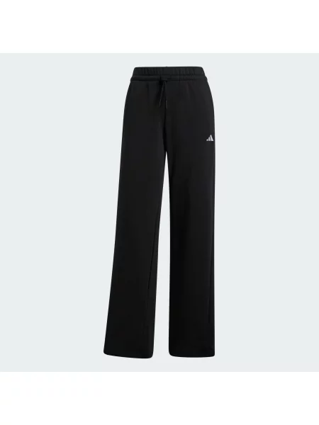 Spodnie Essentials Small Logo Feel Cozy Open-Hem białe