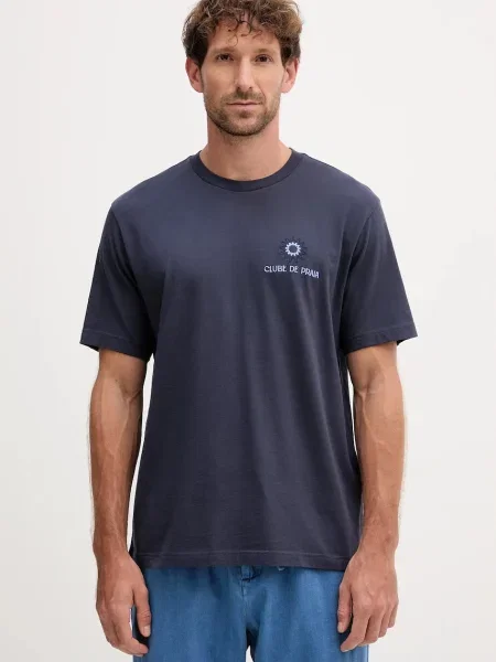 Kratka majica Frescobol Carioca modra