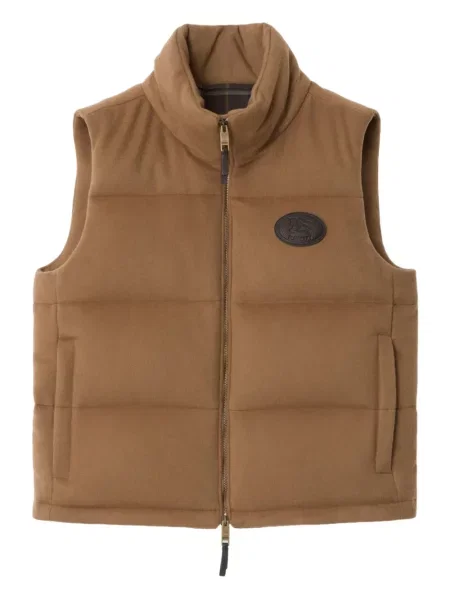 Vestă Burberry din cașmir maro