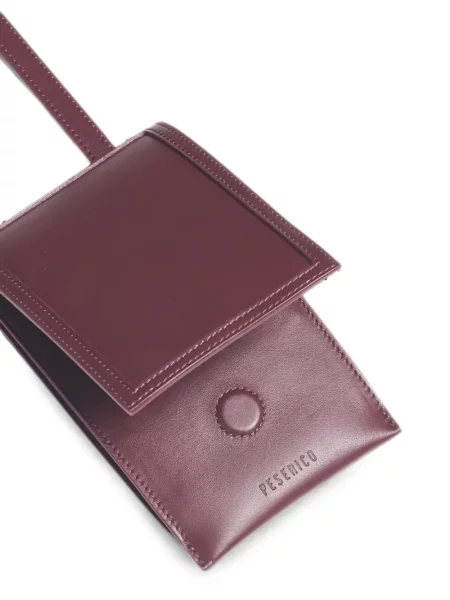 Geanta crossbody Peserico din piele violet