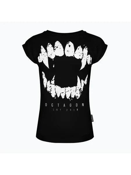 Olcsóbban. Férfi póló Octagon Teeth fekete. Méret: L fekete