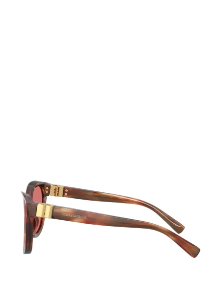 Apvalūs akiniai nuo saulės Dolce & Gabbana Eyewear ruda