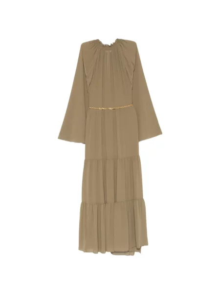 Cu centură rochie maxi Michael Kors verde