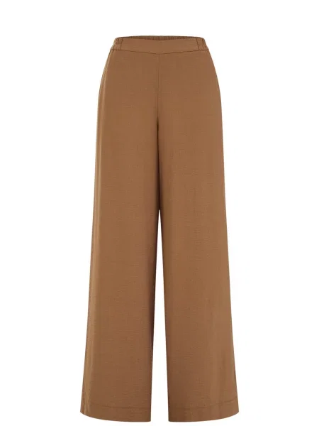 WE Fashion Hlače svetlo rjava