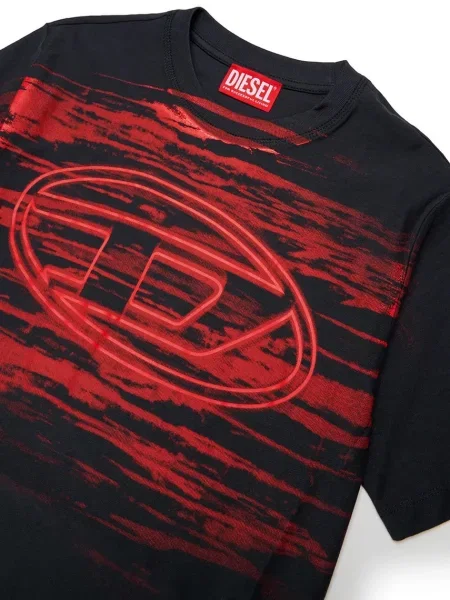 Diesel gyerek póló TFRIT OVER T-SHIRT fekete