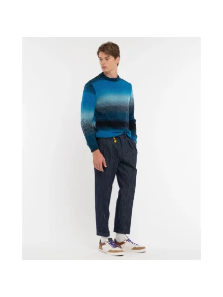 Sweter Manuel Ritz wełniany niebieski
