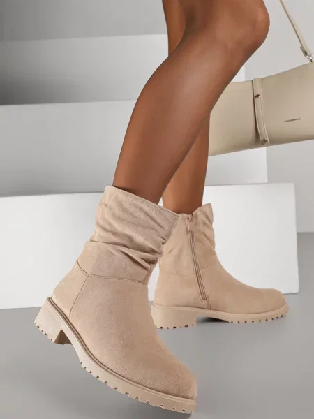 Botine Ilora închis bej