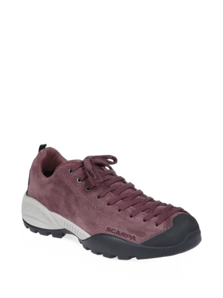 Sneakerși Scarpa din piele de căprioară violet