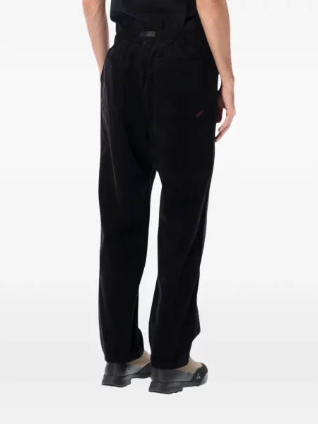 Cu centură pantaloni Gramicci de catifea cord negru