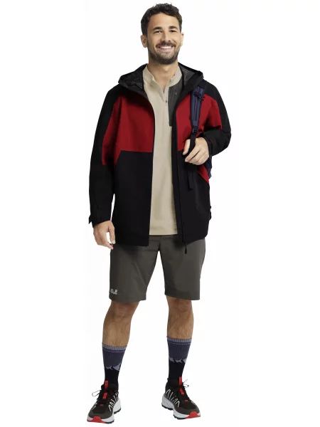 Вітровка Jack Wolfskin червоний