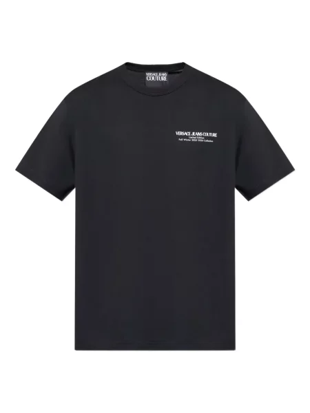 Tricou Versace Jeans Couture cu imagine negru