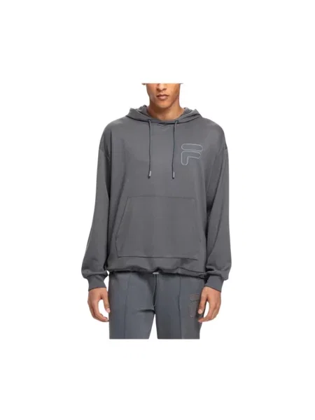 Bluza z kapturem Fila z kapturem szara