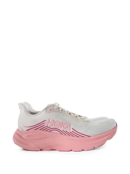 Sneakerși Hoka cu imagine chunky alb