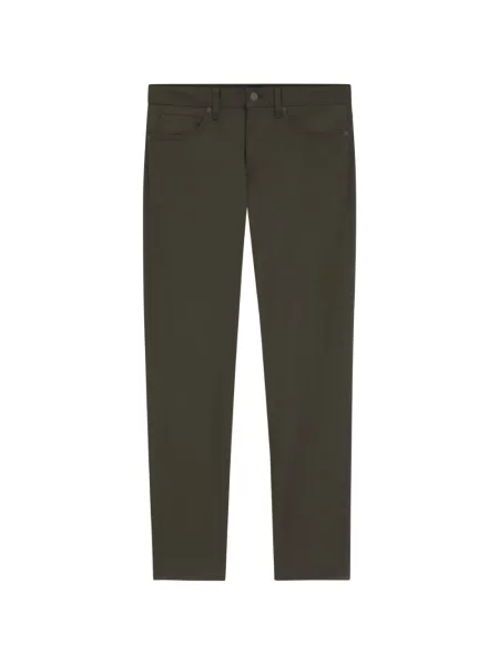 Pantaloni Boss din țesătură twill verde