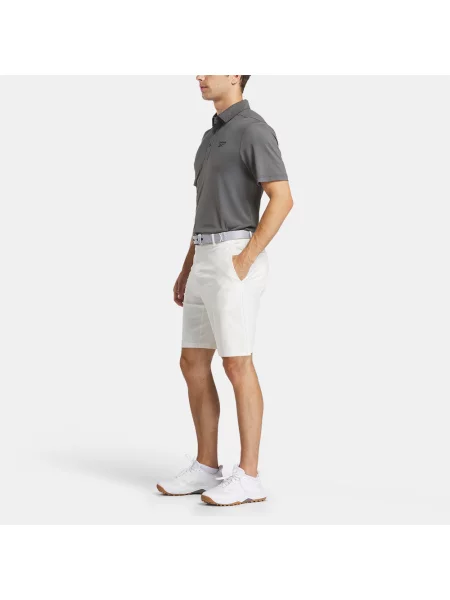 Reebok koszulka polo BDC z kontrastowymi wstawkami kolorystycznymiunisex BLACK/GREY Size: S czarna
