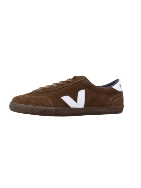 Sneakersy Veja Volley skórzane brązowe
