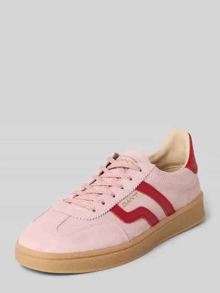 Sneakersy ze skóry naturalnej model ‘Cuzima’ Gant różowe