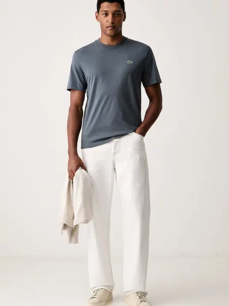 Tricou Lacoste clasic albastru
