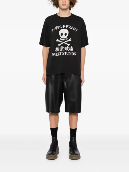 Tricou Melt cu imagine albastru
