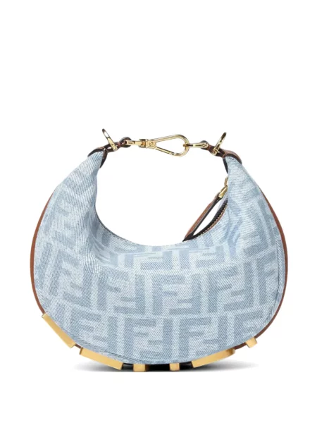 Geantă shopper Fendi albastru