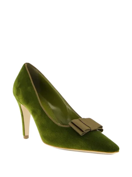 Pantofi cu toc Manolo Blahnik verde
