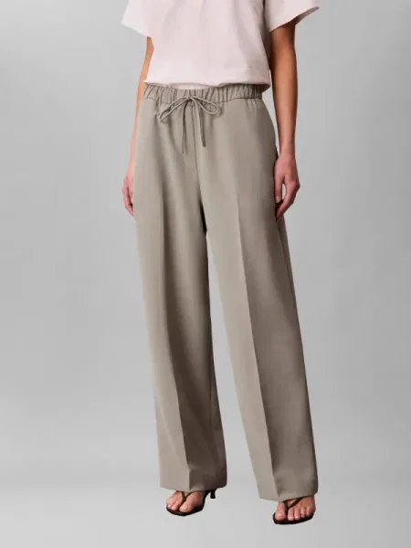 Calvin Klein Pantaloni | Relaxed fit verde
