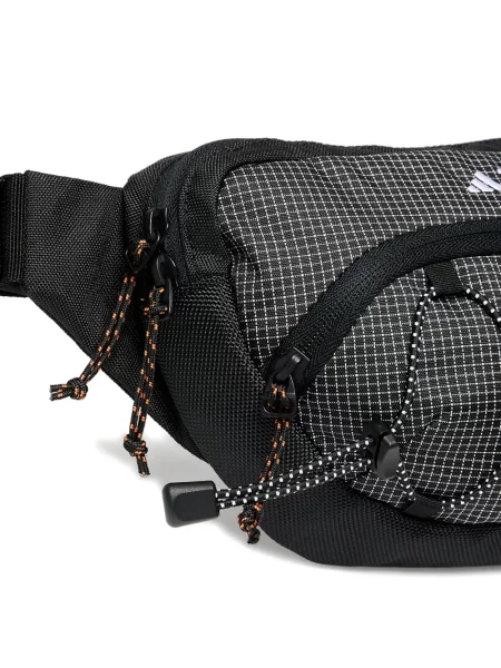 Geantă talie Adidas cu broderie negru