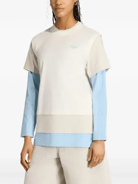 Tricou Adidas alergare cu șireturi din dantelă negru