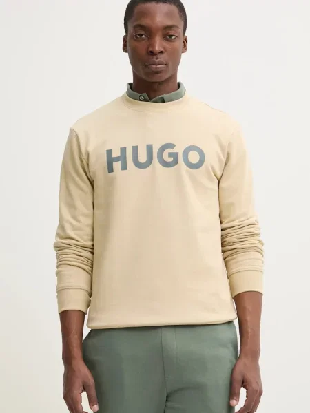 Суитчър Hugo с принт бежово