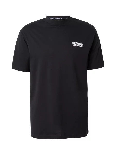 Karl Lagerfeld Tricou negru alb