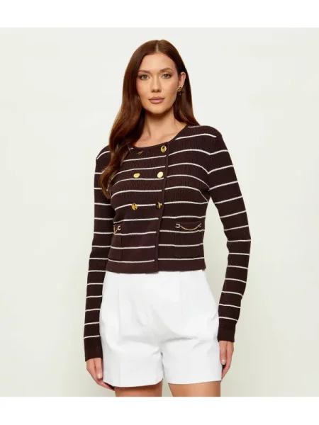 Elisabetta Franchi Cardigan | Cropped Fit maro