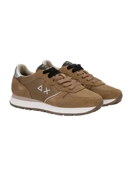 Sneakersy Sun68 brązowe