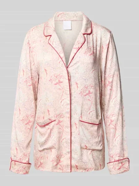 Góra od piżamy z kołnierzem z połami model ‘Josephine’ Ccdk Copenhagen różowa